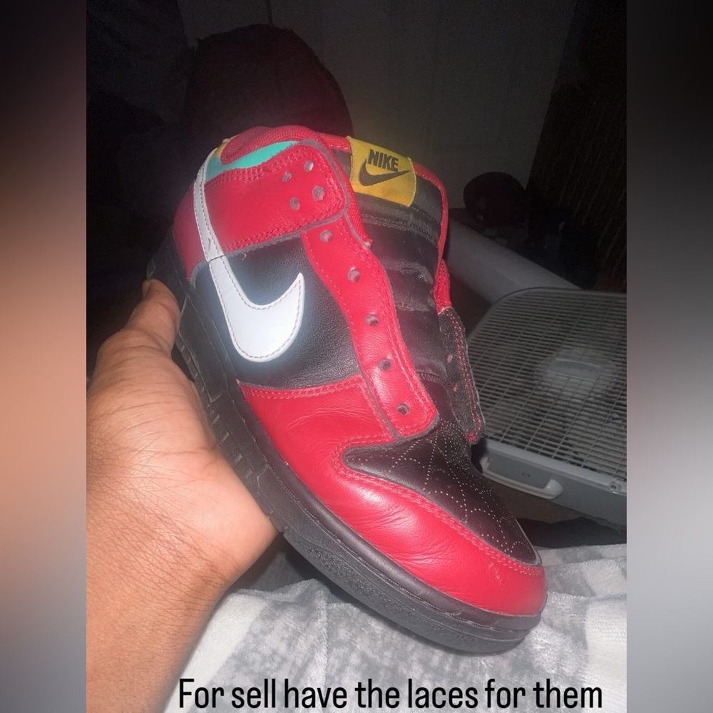 Nike Red and Black Sneakers